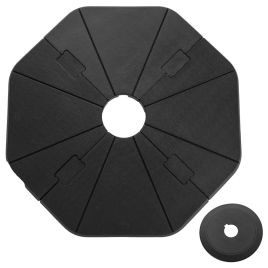 Umbrella Base - 4-Piece Fillable Umbrella Base Stand for Garden Yard Poolside