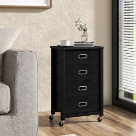 File Cabinet - Mobile Filing Cabinet with 4 Drawers