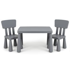Children's Multi Activity Table and Chair Set-Grey
