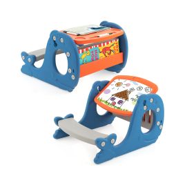 Convertible Kids Activity Table Set - Blue
