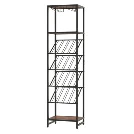 7-Tier Freestanding Wine Rack Liquor Storage Stand