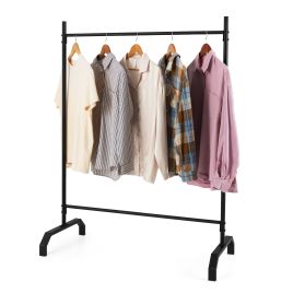 Clothes Rack - Heavy-Duty Metal Clothes Rack for Display and Storage-Black