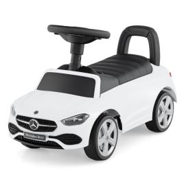 NECA Ride on Sliding Car with Steering Wheel with Horn and Engine Sound-White