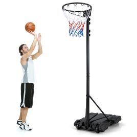 Basketball Hoop - 8.5-10 FT Adjustable Basketball Goal with Fillable Base for Kids Teenagers Adults
