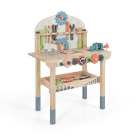 Pretend Toy - Kids Play Tool Workbench with Rich Tool Set and Realistic Accessories