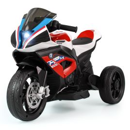 Kids Electric Motorcycle - 12V Kids Motorcycle RideOn Toy - Red
