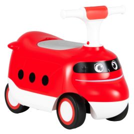 SORWICK Ride on Push Car for Toddlers Sit to Stand Car with Horn and Storage-Red