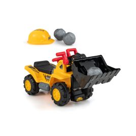Kids Ride On Bulldozer with Adjustable Bucket and Sound