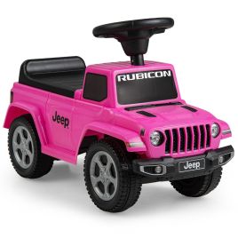 Licensed Jeep Ride-On Push Car with Steering Wheel - Pink