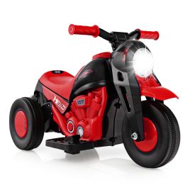 6V Electric Kid Ride on Motorcycle with Bubble Maker - Red
