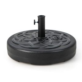 Umbrella Base - Fillable Round Umbrella Base Stand for Yard Garden Poolside