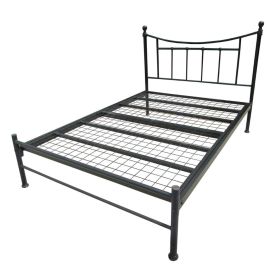 Bristol Classic Metal Bed Frame - 4ft Small Double - Black
