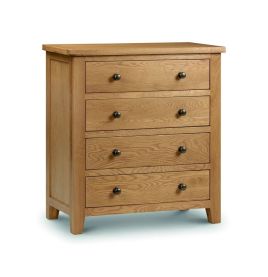 Marlborough Oak 4 Drawer Storage Chest