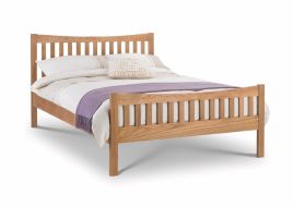 Bergamo Oak Wood Bed - Double or King - Kingsize 5ft