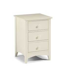 Cameo 3 Drawer Bedside Table