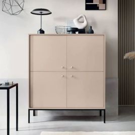 California Highboard Cabinet - Beige