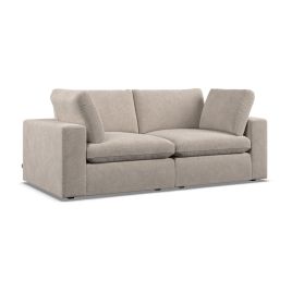 2 Seater Sofa - OBLAK Fabric Fossil
