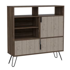 Nevada High Sideboard - Smoked Oak