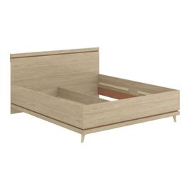 NORA EU Super King Size Fabric Bedframe - Oak