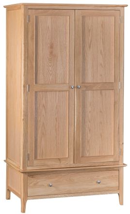 Norwich Large 2 Door Wardrobe - Oak