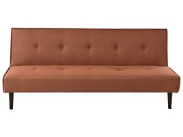 3 Seater Sofabed - TISBY Fabric Golden Brown