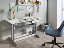 BEMUXA Adjustable Standing Office Desk - White