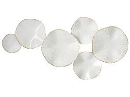 BRAMLEYTHORPE Wall Decor Metal - White