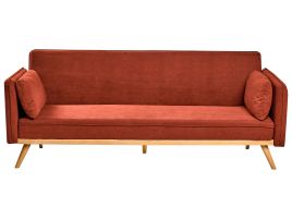 COLLEYWELL Fabric 2 Seater Sofabed - Red