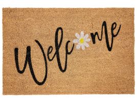 OVINGDON Text Coir Doormat - Natural