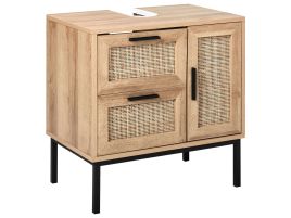 Washbasin Cabinet ROSELL 60 cm 40 cm 60 cm Light Brown