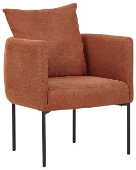 Armchair MALMOS Fabric Golden Brown