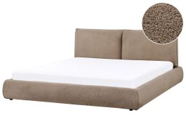 VYNAI Bed Boucle 180 x 200 cm (EU Super King) Brown