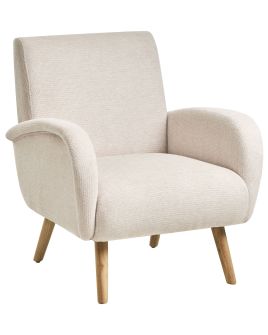 WAVERDEN Fabric Armchair - Beige