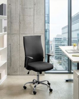 KORVENT Fabric Office Chair - Black