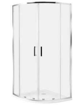 Shower Enclosure JUKATAN 90 x 90 x 185 cm Silver