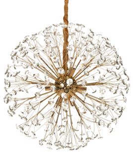 SMARDEN Glass Chandelier - Gold