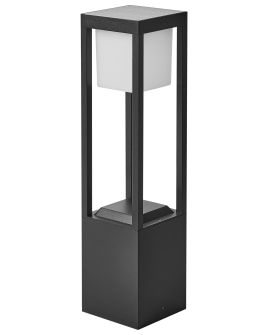 Solar Outdoor LED Bollard Lamp LOON Black