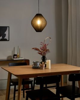 MAPARO Fabric Pendant Lamp - Black