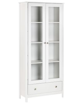 Display Cabinet NORNALUP 80 cm 35 cm White