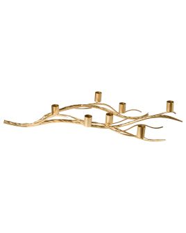 ARREETNLA Candle Holder Metal 10 cm Gold