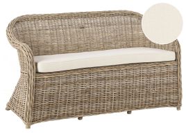 Garden Sofa 2 Seater SUSUA Rattan Natural