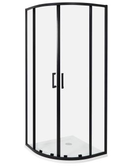 Shower Enclosure JUKATAN 80 x 80 x 185 cm Black