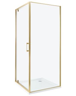 Shower Enclosure DARLI 80 x 80 x 185 cm Gold