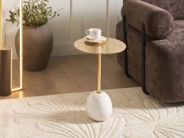 RATAXI Round Side Table - Gold