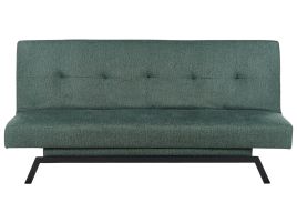 3 Seater Sofabed - LAME Fabric Green