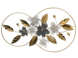 BRIDWELL Wall Decor Leaf Metal - Gold