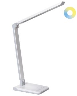 BROADLEIGH Desk Lamp with Dimmer - White
