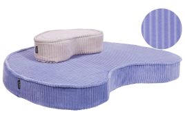 Floor Cushion Kids Pouffe NILI Velvet Light Violet