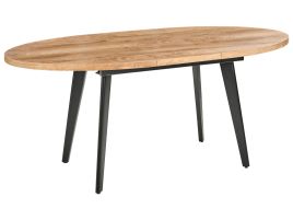 NORTHWELLON Extending Oval Dining Table - Brown