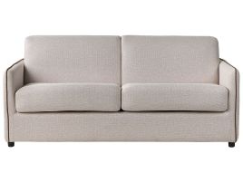 2 Seater Sofabed - SIHOJ Fabric Light Beige